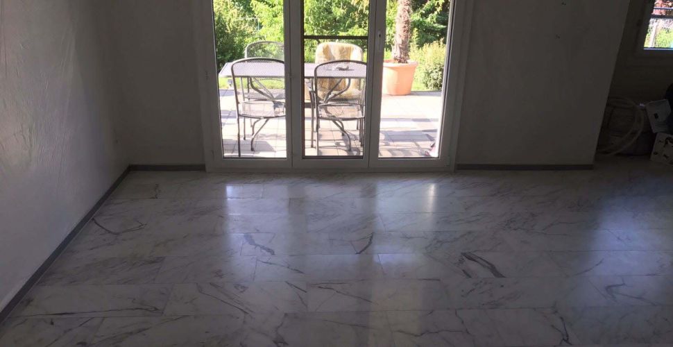 Natursteinveredelung Marmor Deluxe - Vorher